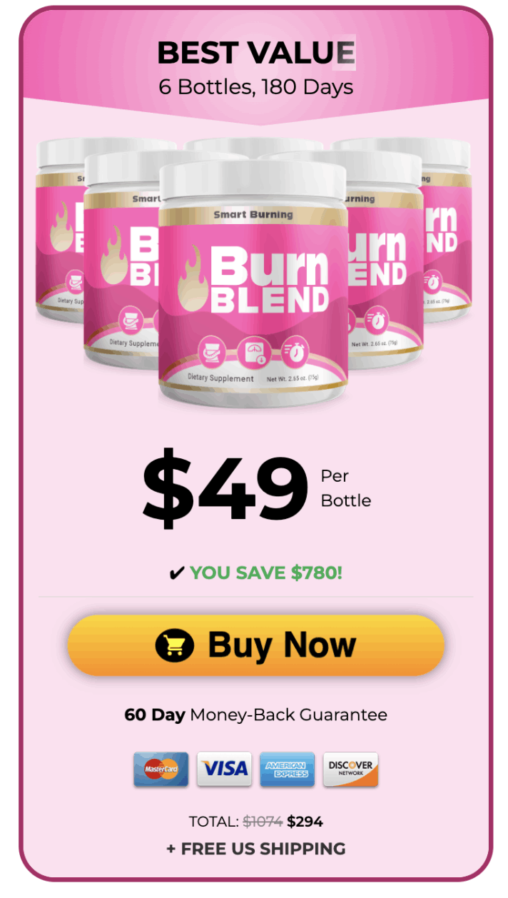 Order BurnBlend Six Bottles